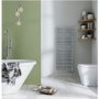 Chrome Heated Towel Rail Radiator 1200 x 500mm - Iridio