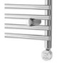 Chrome Heated Towel Rail Radiator 1200 x 500mm - Iridio