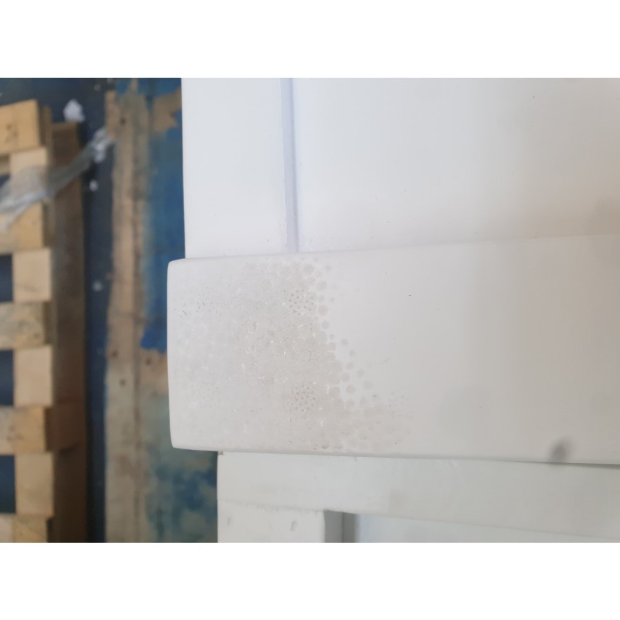 GRADE A2 - Narrow Console Table with Drawers in White - Elms