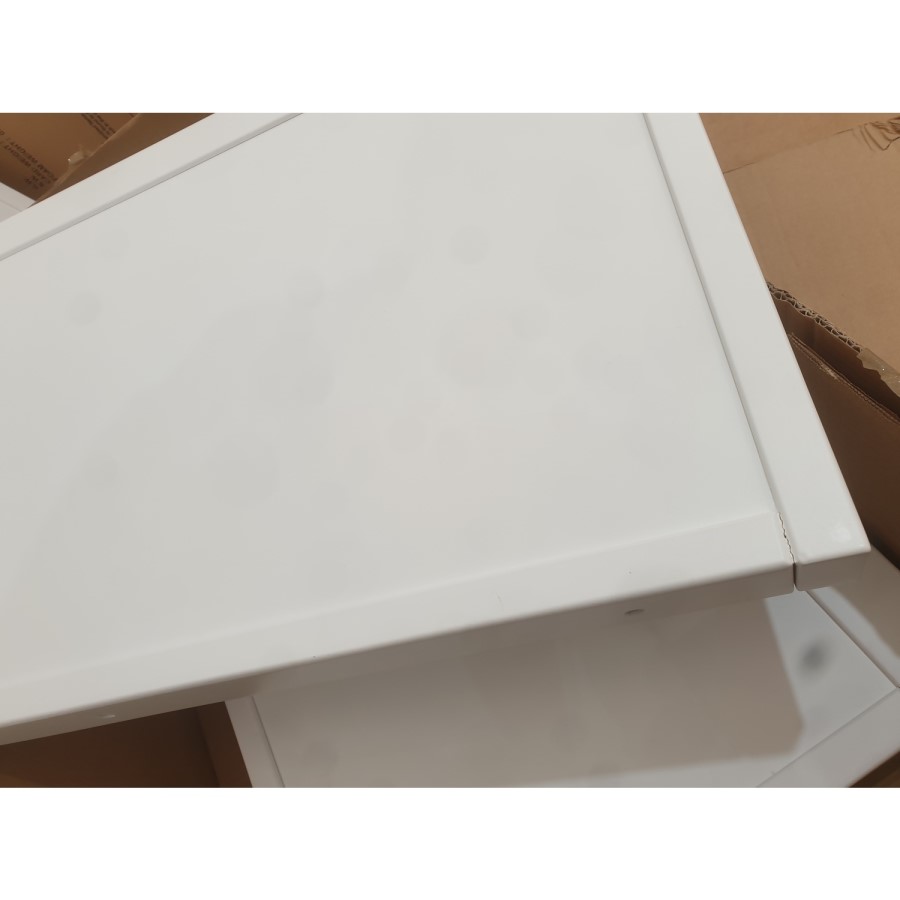 GRADE A2 - White Pine Wood Convertible 2-in-1 Cot Bed - Mason