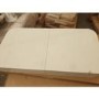 GRADE A2 - Large White Gloss Coffee Table with Storage - Tiffany