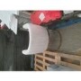 GRADE A2 - Off White Velvet Dressing Table Chair with Pleated Detail - Zelena