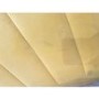 GRADE A2 - Cushioned Ottoman End-of-Bed Storage Bench Upholstered in Yellow Velvet - Safina