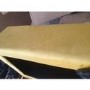 GRADE A2 - Cushioned Ottoman End-of-Bed Storage Bench Upholstered in Yellow Velvet - Safina