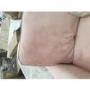 GRADE A2 - Velvet Armchair in Blush Pink - Payton