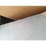 GRADE A2 - Silver Grey Velvet Footstool - Idris
