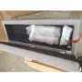 GRADE A2 - Safina Ottoman Storage Bench in Grey Velvet with Bolster Cushions