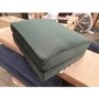GRADE A2 - Dark Green Velvet Footstool - Payton