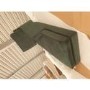 GRADE A2 - Mid-Century Modern Dark Green Velvet Chaise Lounge - Campbell