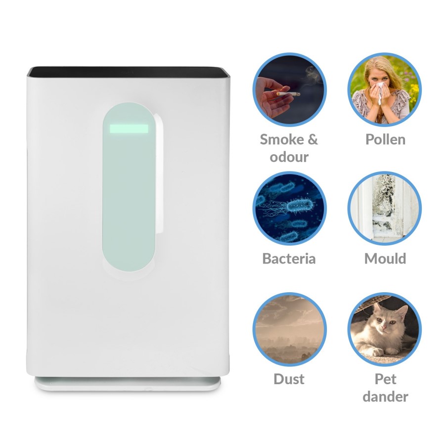 electriQ 7 Stage True HEPA Ioniser Air Purifier 500 CADR