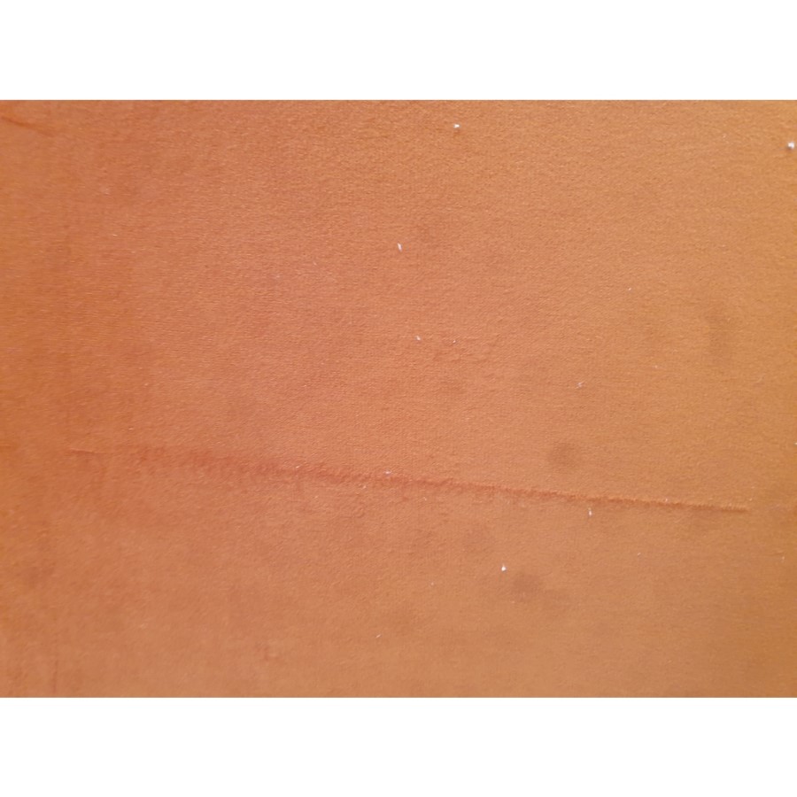 GRADE A2 - Opulence Orange Velvet Loveseat - Payton