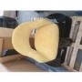 GRADE A2 - Set of 2 Mustard Yellow Fabric Dining Chairs - Colbie