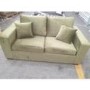 GRADE A2 - Olive Green 2 Seater Sofa Bed - Layton