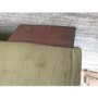 GRADE A2 - Olive Green 2 Seater Sofa Bed - Layton
