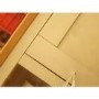 GRADE A2 - Large Grey Solid Wood TV Unit with Storage - TV's up to 77" - Adeline