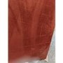 GRADE A2 - Square Burnt Orange Velvet Tub Chair - Fawn