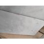 GRADE A2 - Light Grey Velvet Footstool with Ottoman Storage - Inez