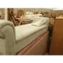 GRADE A2 - Safina End-of-Bed Bench in Light Blue Velvet with Chesterfield Armrests