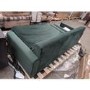GRADE A2 - Green Velvet 3 Seater L Shaped Sofa in - Right Hand Facing - Idris