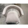 GRADE A2 - Beige Velvet Cantilever Dining Chair - Alana Boutique