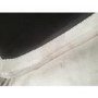 GRADE A2 - Silver Grey Vevlet Ottoman Coffee Table with Button Detail - Clio