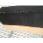 GRADE A2 - Safina Black Velvet Ottoman Blanket Box with Stud Detail