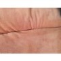 GRADE A2 - Orange Velvet 3 Seater Sofa - Lotti