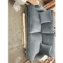 GRADE A2 - Petrol Blue Velvet 3 Seater Sofa - Payton