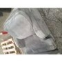 GRADE A2 - Silver Grey Velvet Armchair - Payton