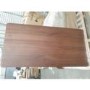 GRADE A3 - Walnut Dining Table with Black Metal Legs - Seats 6 - Cooper
