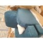 GRADE A2 - Teal Blue Velvet Armchair - Payton