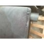 GRADE A2 - 3 Seater Left Hand Facing L Shaped Sofa in Charcoal Grey Velvet - August