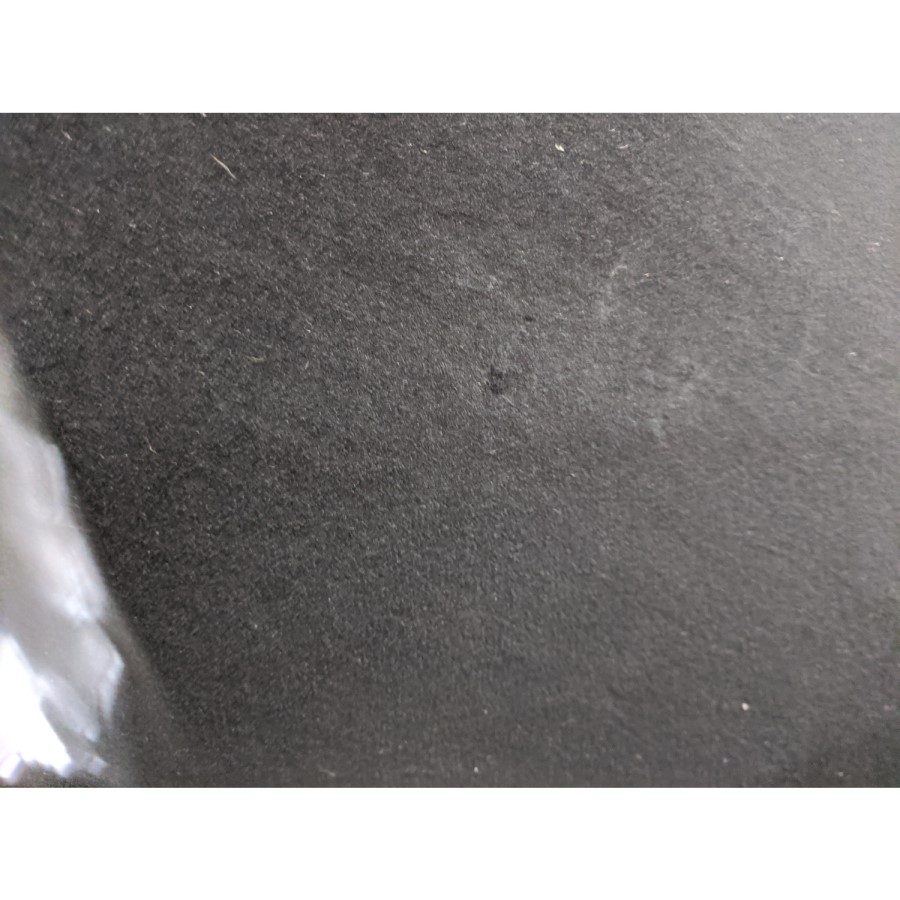 GRADE A2 - 3 Seater Left Hand Facing L Shaped Sofa in Black Velvet - Payton