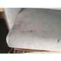 GRADE A2 - Silver Grey Velvet Armchair - Payton