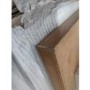 GRADE A2 - Davenport Ivory & Solid Oak Farmhouse Dining Table - Julian Bowen