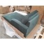 GRADE A2 - 3 Seater Right Hand Facing L Shaped Sofa in Dark Green Velvet - Payton