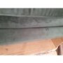 GRADE A2 - 3 Seater Right Hand Facing L Shaped Sofa in Dark Green Velvet - Payton