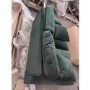 GRADE A2 - Dark Green Velvet 2 Seater Sofa - Payton
