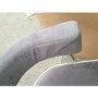 GRADE A2 - Grey Velvet Cantilever Dining Armchair - Alana Boutique