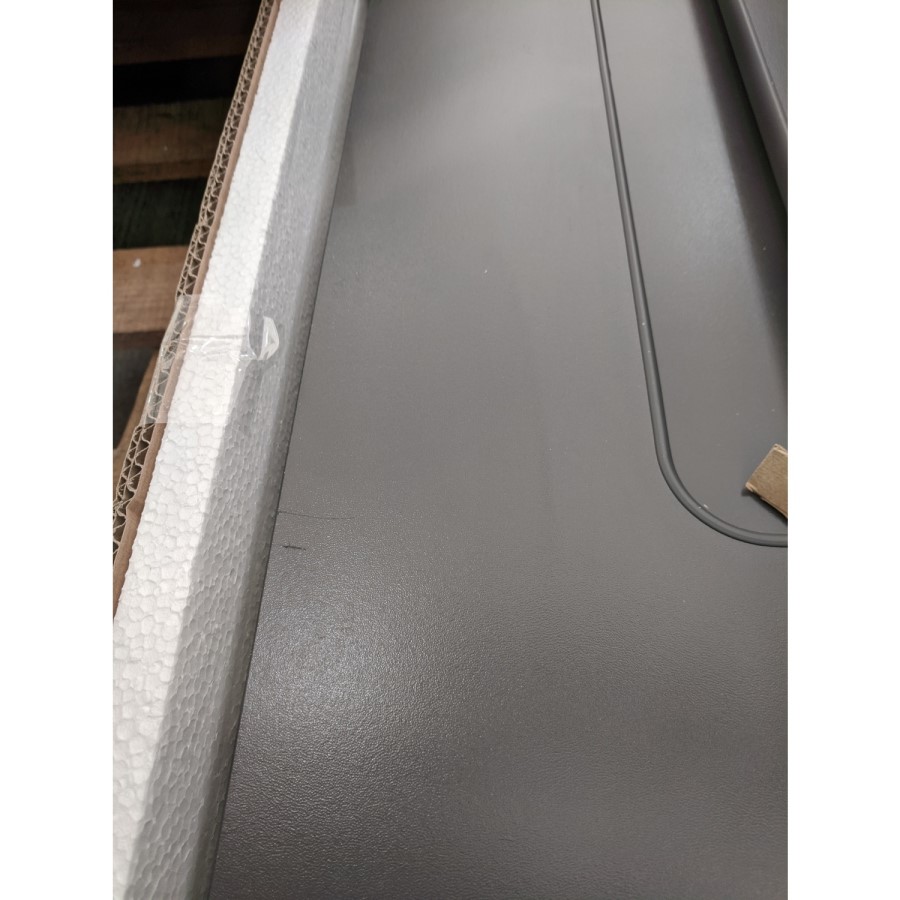 GRADE A2 - Dark Grey Wooden Bunk Bed with Shelves - Sky