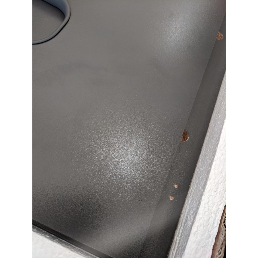 GRADE A2 - Dark Grey Wooden Bunk Bed with Shelves - Sky