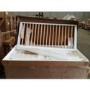 GRADE A2 - White Scandi Pine Wood Convertible Cot Bed - Astelle