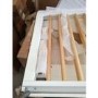 GRADE A2 - White Scandi Pine Wood Convertible Cot Bed - Astelle