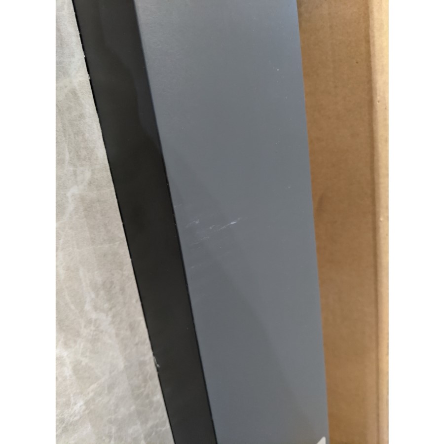 GRADE A2 - Beige Concrete Effect Freestanding Alexa Electric Fireplace - Amberglo
