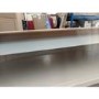 GRADE A2 - Corner TV Unit in White & Solid Oak with Storage - TV's up to 32" - Adeline