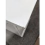 GRADE A2 - White Painted French 2 Drawer Bedside Table - Olivia