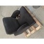 GRADE A2 - Black Velvet Armchair - Payton