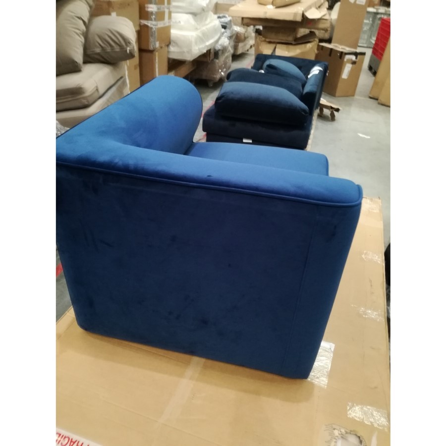 GRADE A2 - Hendrix Navy Left Corner Section