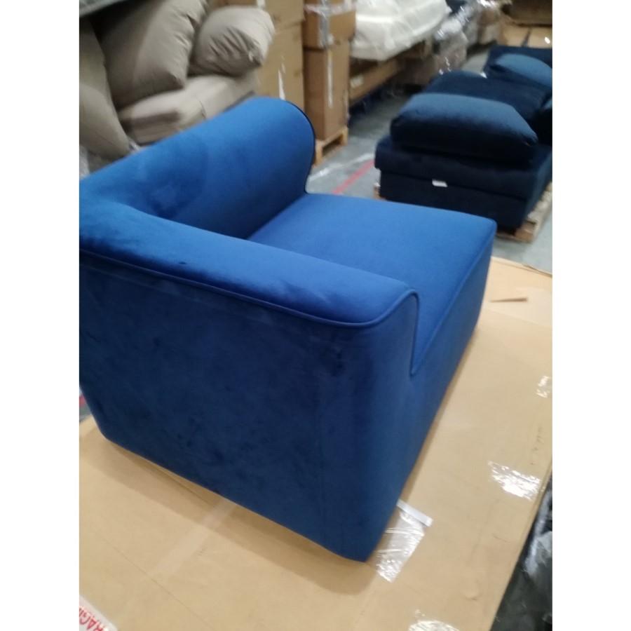 GRADE A2 - Hendrix Navy Left Corner Section