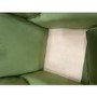 GRADE A2 - Olive Green Velvet Wingback Armchair - Rupert